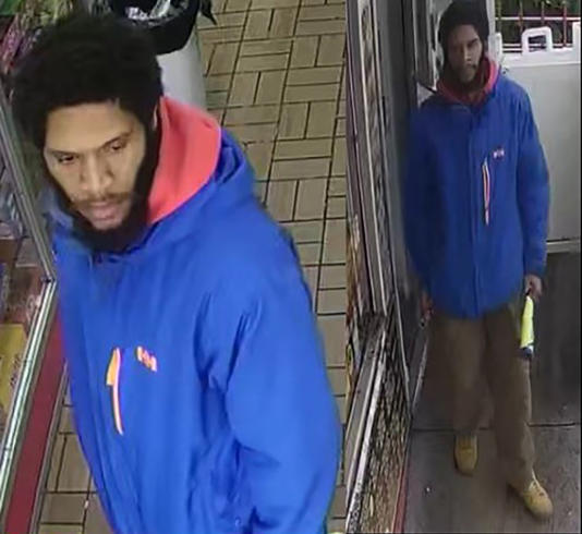 Police released surveillance images of a man who authorities said called a 25- year-old man a“ dirty Jew” before hitting him in the head with a metal bat in Staten Island.