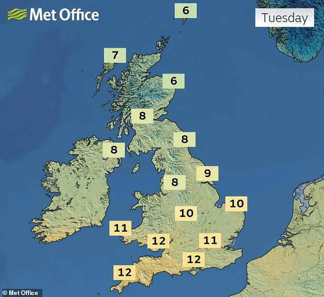 UK weather Met Office forecasts a balmy week ahead with temperatures