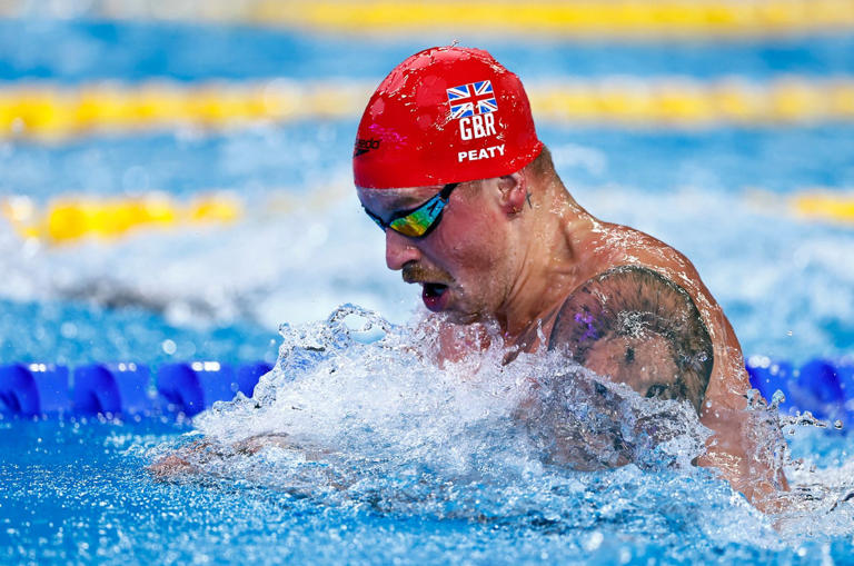 Adam Peaty books spot in 50m breaststroke final at World Aquatics ...