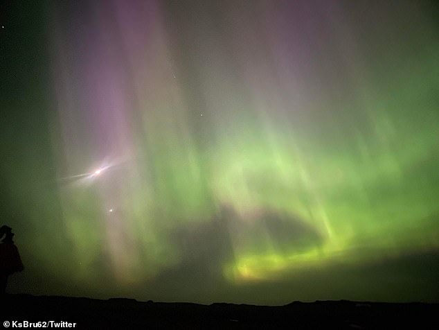 millions of people living in northern states from washington to new york could see dazzling northern lights show thanks to geomagnetic storm - but only if it isn't cloudy