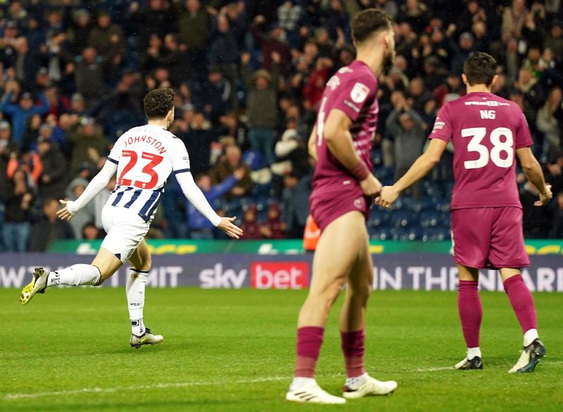 ireland's mikey johnston scores after just 29 seconds of first west brom start