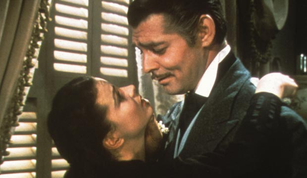 <p>“Gone with the Wind” arrived in 1939 in glorious Technicolor and audiences were swept up in the epic love story of the two strong-willed characters — Scarlett O’Hara (Vivien Leigh) and Rhett Butler (Clark Gable). Based on Margaret Mitchell’s best-selling book, “Gone with the Wind” became the biggest box-office success in history and set a new record at the Oscars, winning eight, including Best Picture (over “The Wizard of Oz” and “Mr. Smith Goes to Washington”).</p>