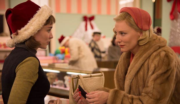 <p>Based on Patricia Highsmith’s 1952 novel “The Price of Salt,” Todd Haynes’ “Carol” has been embraced by the LGBTQ community for telling the rare tale of a lesbian May-December relationship with a happy ending. It’s about a shy sales clerk Therese (Rooney Mara) who falls for a confident, mature shopper, Carol (Cate Blanchett) and it successfully captures the intimacy of these characters believing they’re the only two people in uncaring world. “Carol” earned six Oscar nominations.</p>