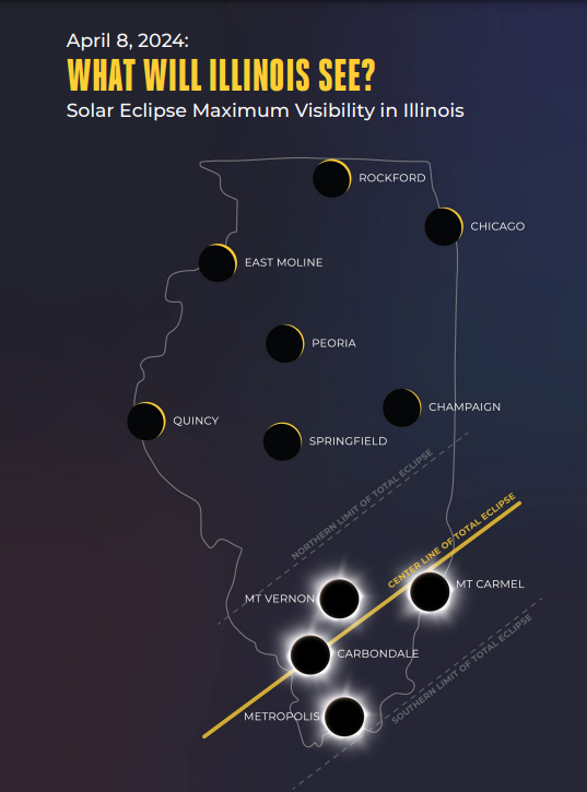 Is Chicago in the ‘path of totality' for the 2024 solar eclipse? What