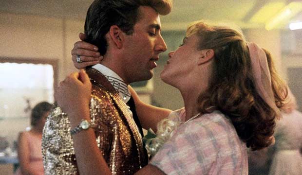 <p>When Peggy Sue (Kathleen Turner) is hurled back in time, she gets the chance to derail a high-school romance she knows will end up as a disastrous marriage. But, hey, she decides to take the ride anyway so she can recapture the old thrill of romantic abandon with Charlie (Nicolas Cage). The script is one of Francis Ford Coppola’s finest, the musical score makes your heart soar. The story’s finale is poignantly perfect – and so is the hilariously mischievous performance by Turner, who won a Golden Globe and earned an Oscar nomination for her career-best role.</p>