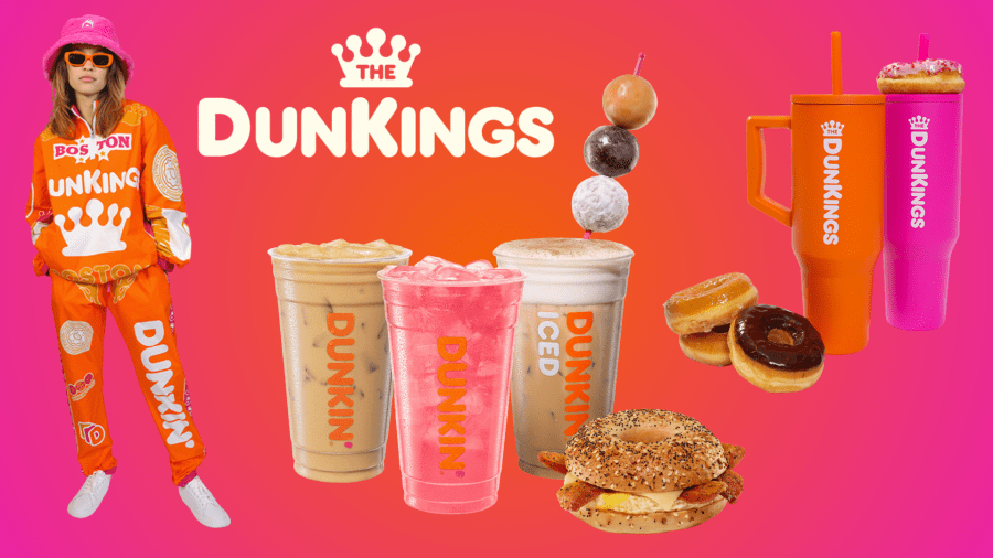 Dunkin’ unveils “The DunKings” merch and menu inspired by Super Bowl