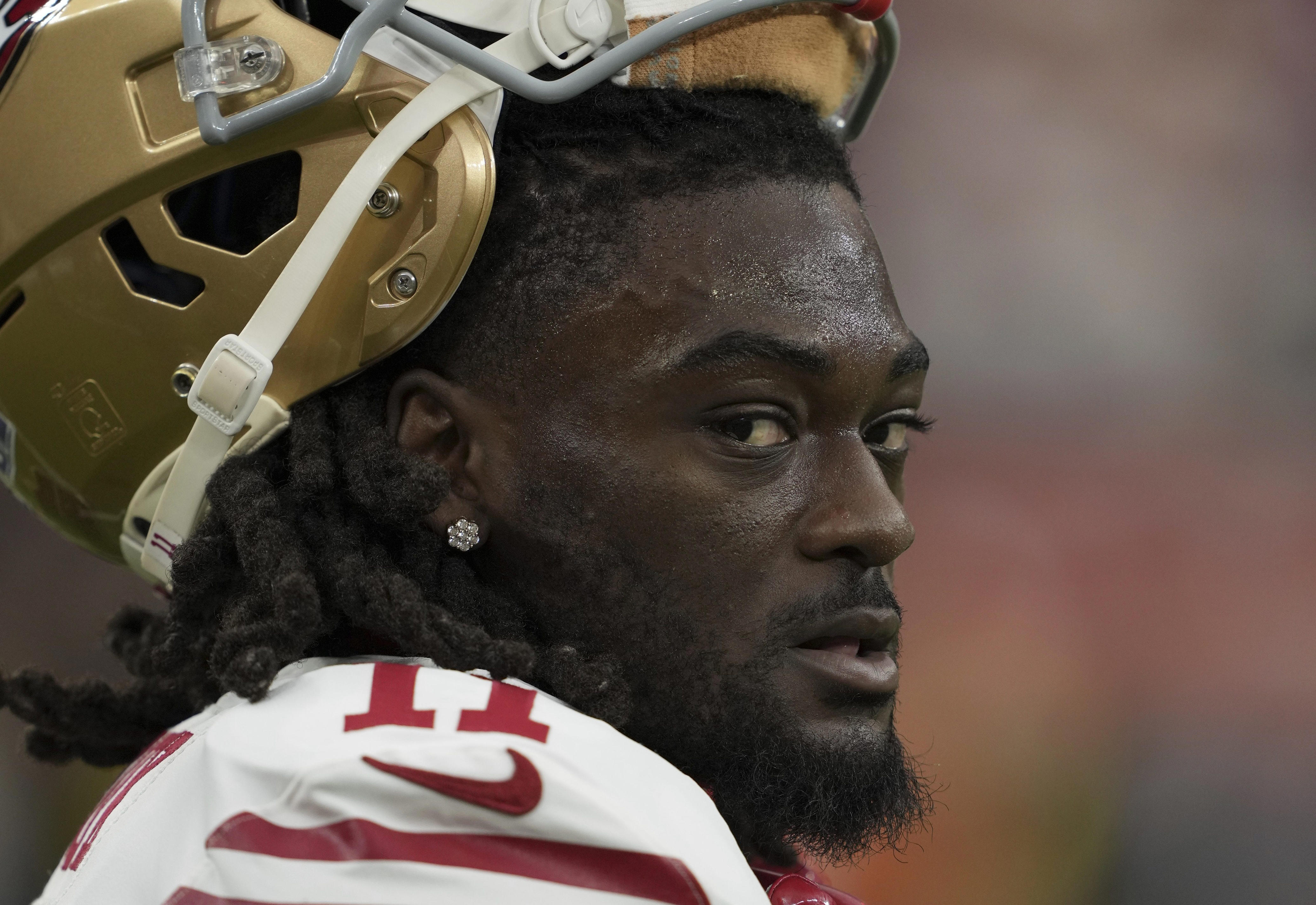 a stoic brandon aiyuk stayed politely neutral about his 49ers future as free agency looms