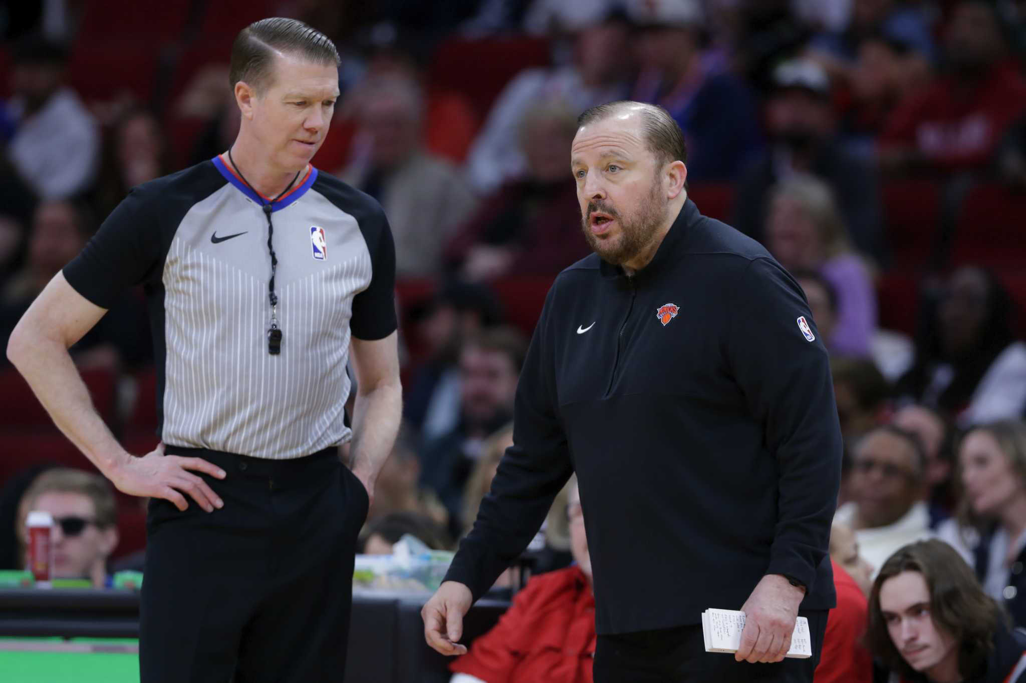Knicks protest Rockets' win after controversial foul call in final seconds