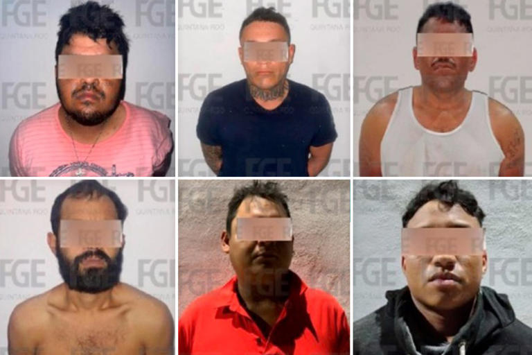 Violent gangbangers busted in Cancun after bodies found hacked up with ...