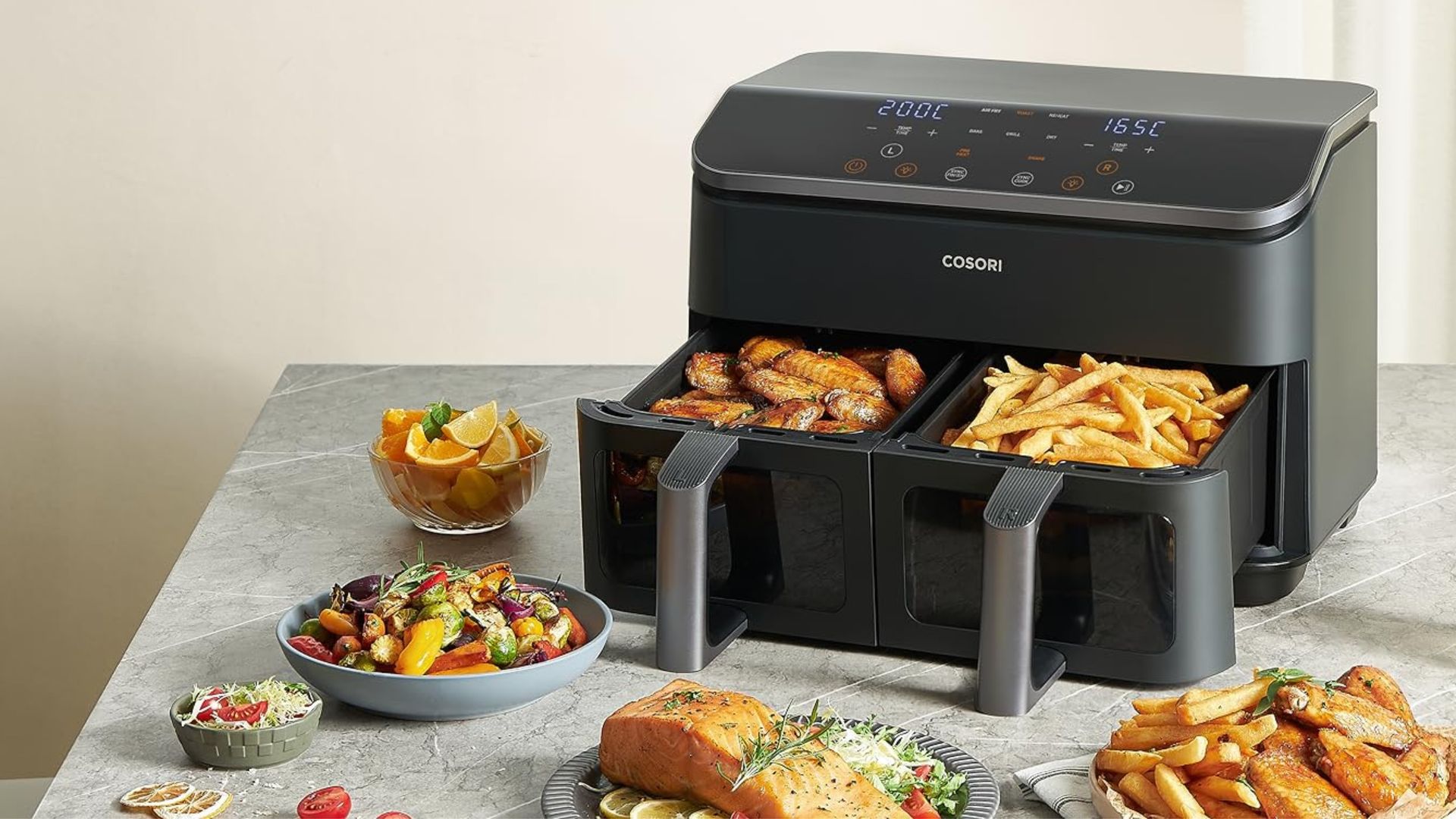 COSORI Dual Basket Air Fryer Review — Clear Viewing Windows Offer ...