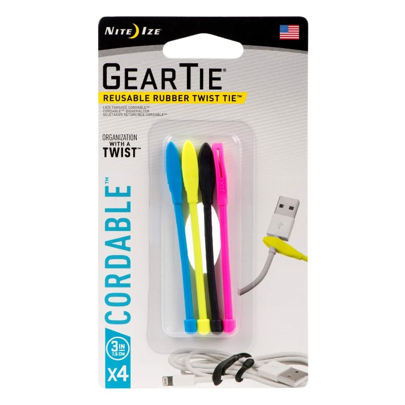 <p><a href="https://www.amazon.com/Nite-Ize-Original-Cordable-Stretch-Loop/dp/B01CHAPNRK">BUY NOW</a></p><p>$5</p><p><a href="https://www.amazon.com/Nite-Ize-Original-Cordable-Stretch-Loop/dp/B01CHAPNRK" class="ga-track"><strong>Reusable Rubber Twist Ties </strong></a> ($5)</p> <p>These practical rubber twist ties prevent cords from becoming an unruly mess (as they often do) during travel. They come in vibrant neon colors, so you can easily spot them in your bag. </p>