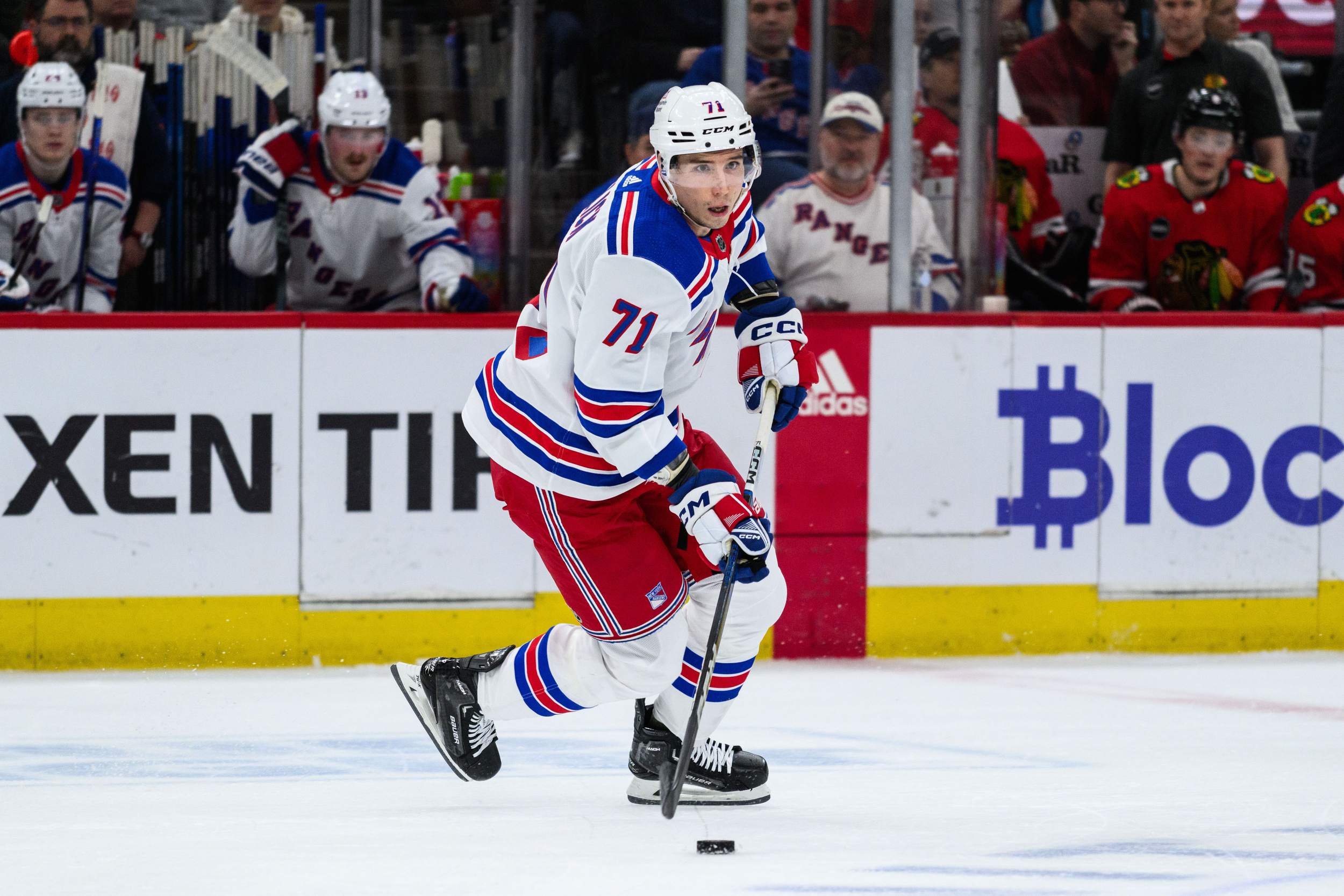 rangers place veteran winger on waivers