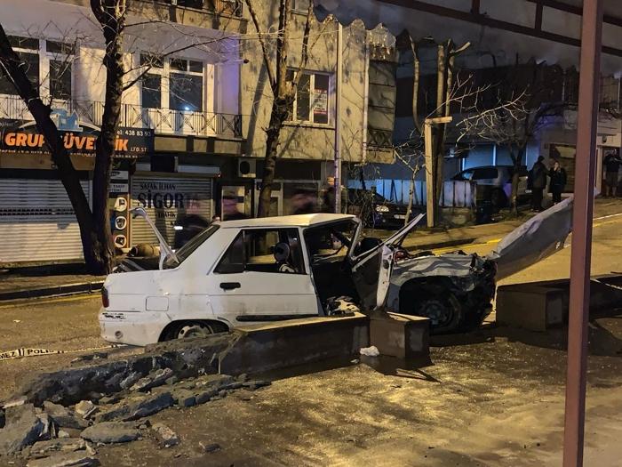 ankara'da korkunç kaza: 1 ölü, 2 yaralı