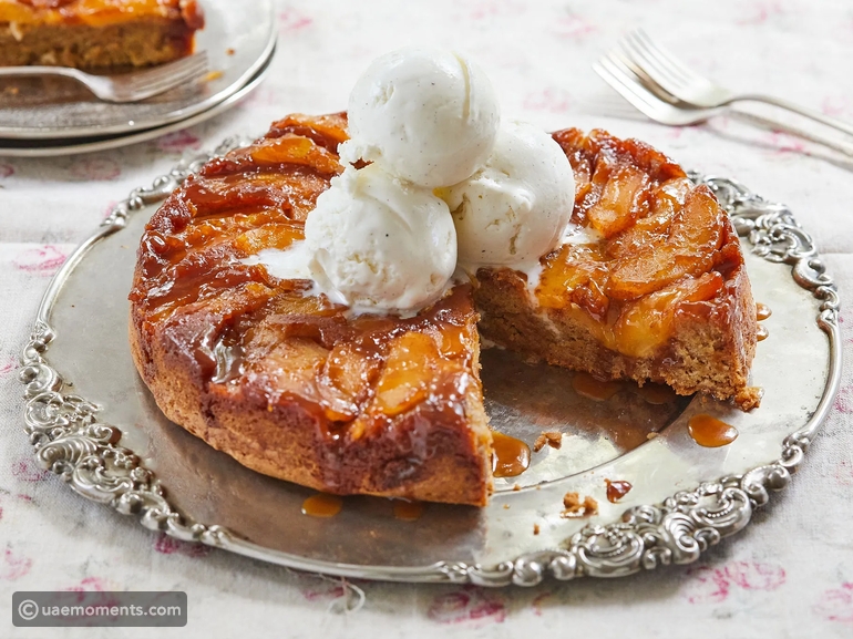 ramadan recipes: upside-down toffee apple tarts