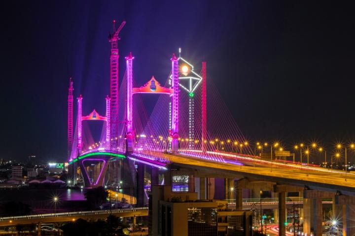 ประวัติสะพานคู่ขนานสะพานพระราม 9 กับงานฉลองวาเลนไทน์ 2567