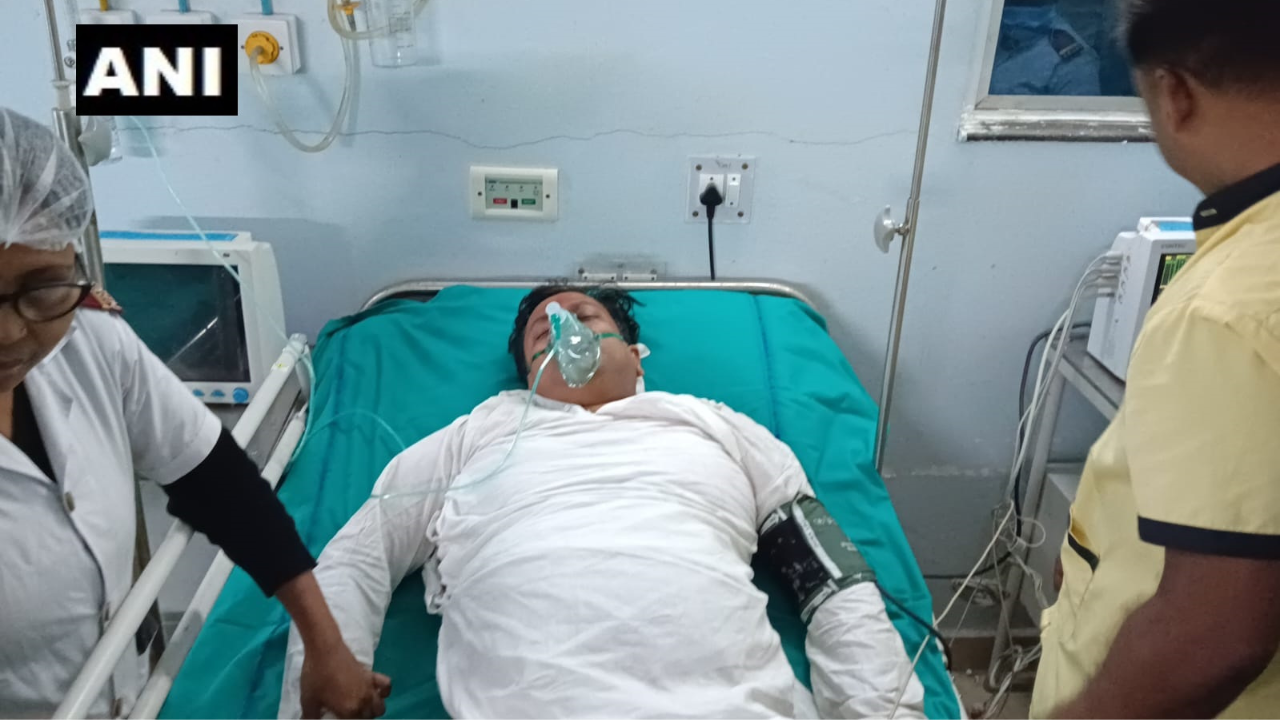 west bengal bjp chief sukanta majumdar injured amid sandeshkhali protest, hospitalised