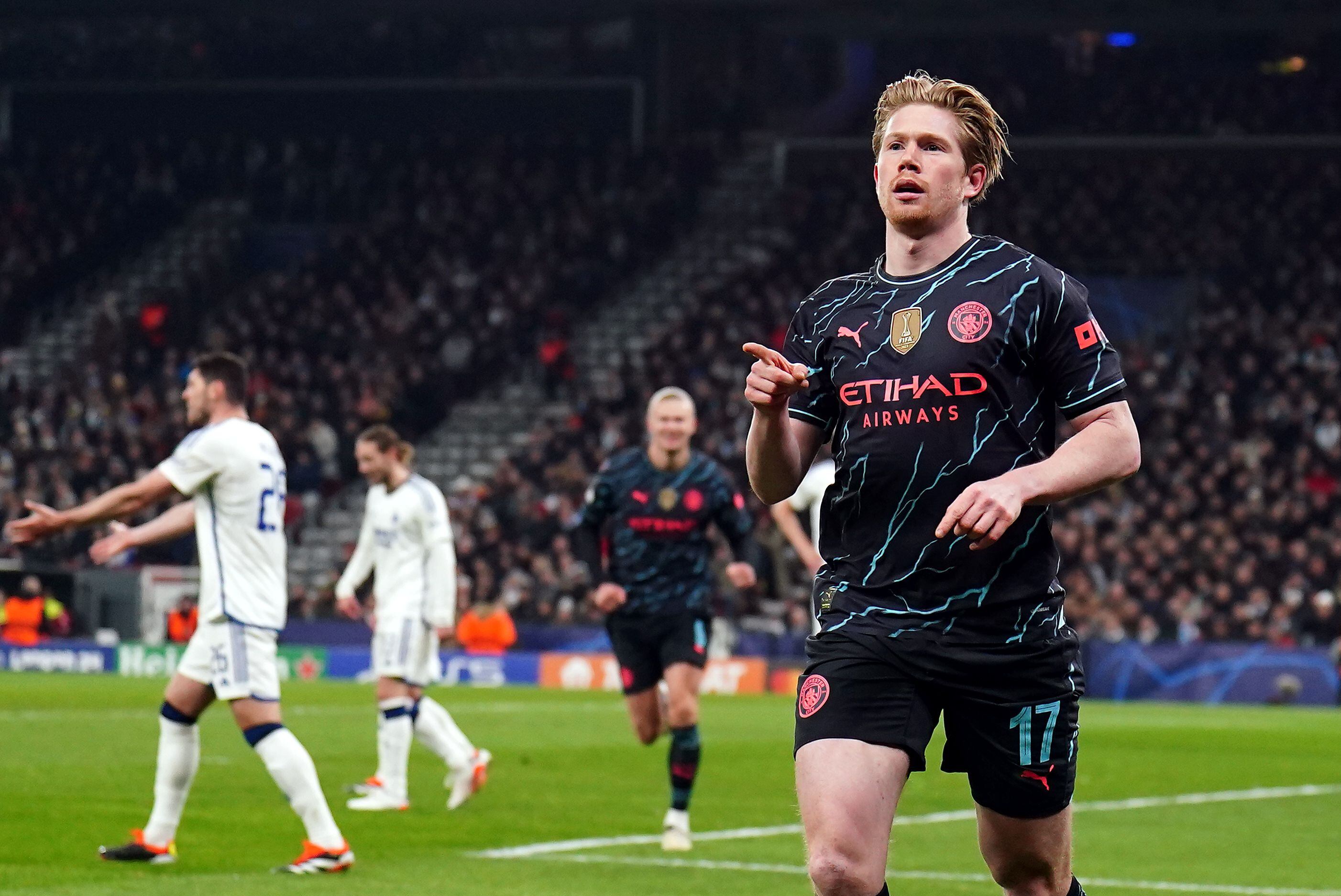 amazon, 'extraordinary' de bruyne leads man city to comfortable champions league victory