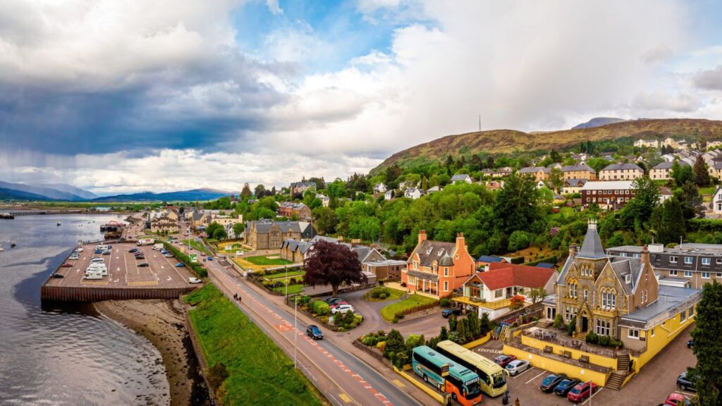 <p><span>Often referred to as the UK’s outdoor capital, Fort William is another fantastic place to visit. The United Kingdom’s tallest mountain towers behind the town, so Fort William is naturally known as the ‘Gateway to Ben Nevis.’</span></p><p><span>Thanks to its location on the shores of Loch Linnhe, Fort William is incredibly scenic. There are also many things to do, such as visiting the West Highland Museum, taking a tour of Ben Nevis Distillery, or picking up a souvenir from Treasures of the Earth.</span></p><p><span>However, Fort William is most popular with hikers as there are some fantastic trails in this area, including one that leads to Steall Falls.</span></p>