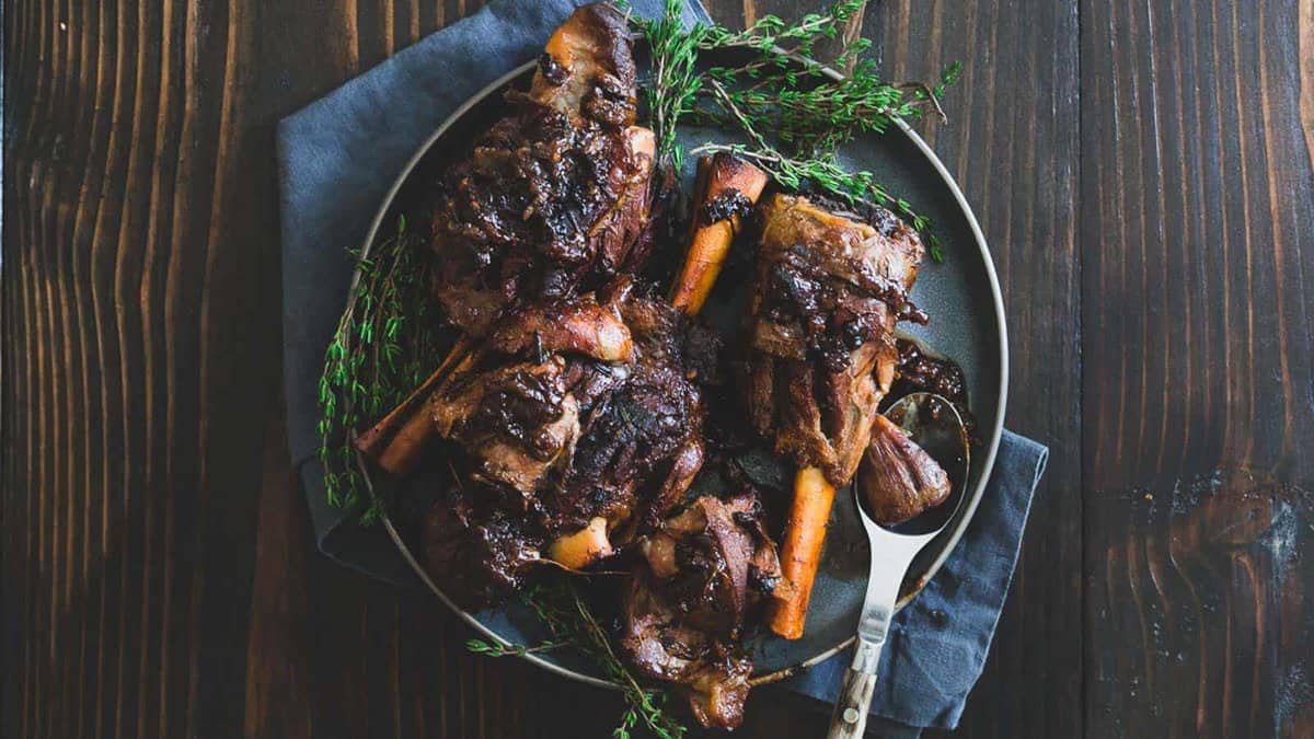 <p>Apple cider braised lamb shanks offer a comforting and warm choice for a chilly Valentine’s evening. The unique sweetness of apple cider complements the tender lamb, making this dish surprisingly simple to prepare. It’s ideal for a cozy night in, promising a spectacular meal with minimal effort. This inviting recipe is perfect for creating a special moment.<br><strong>Get the Recipe: </strong><a href="https://www.runningtothekitchen.com/apple-cider-braised-lamb-shanks/?utm_source=msn&utm_medium=page&utm_campaign=msn">Apple Cider Braised Lamb Shanks</a></p>