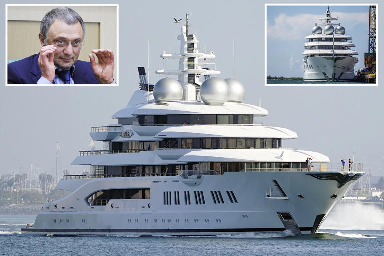 Seized $300M Russian superyacht faces sale as US government cites $600K in monthly upkeep