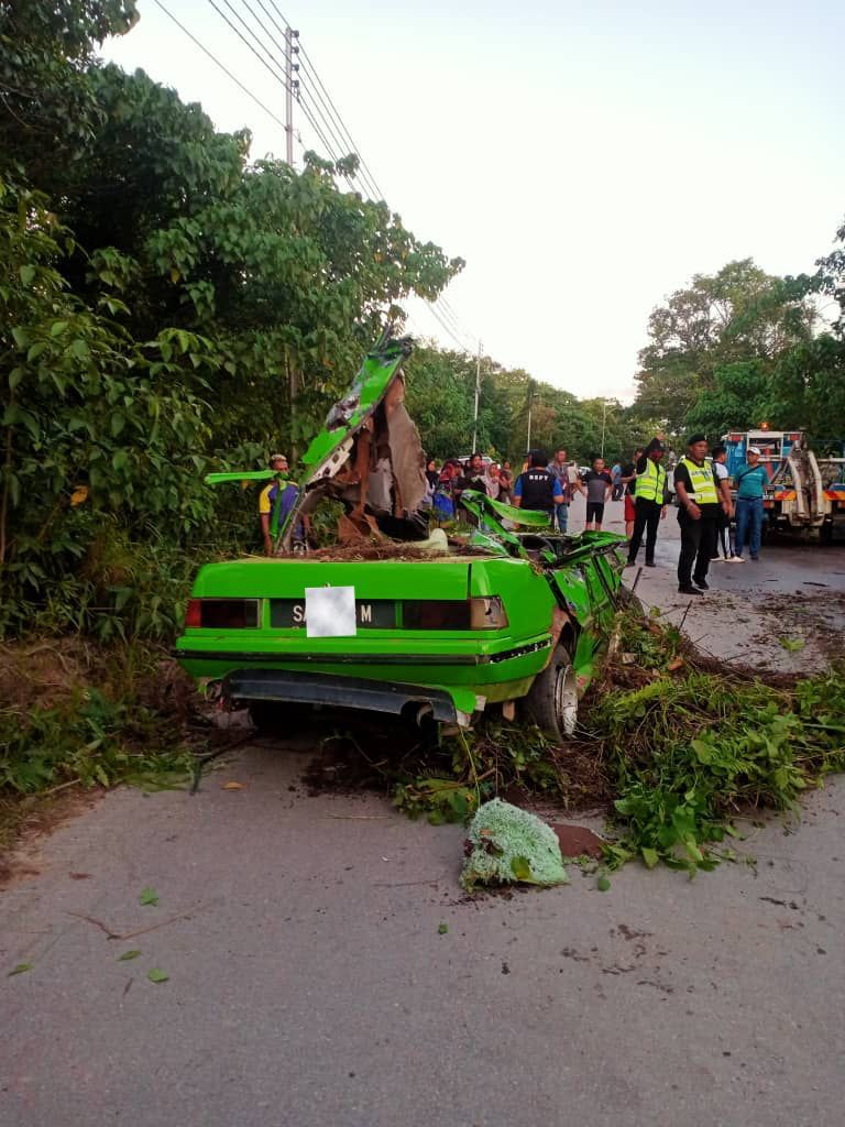 two died, three injured in accident in sipitang