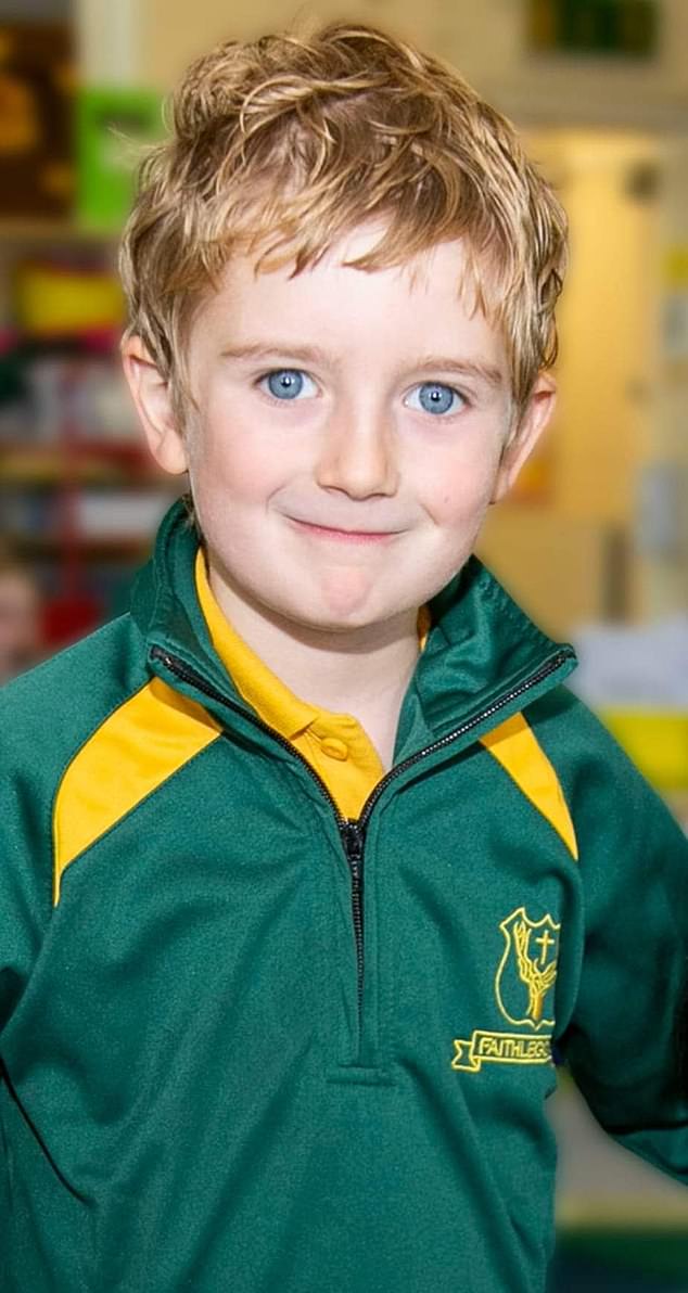 'it's been the greatest honour and absolute pleasure to be your dad - i'm sorry i couldn't save you': father's heartbreaking eulogy as matthew healy, six, is laid to rest in ireland after his mother is charged with murder