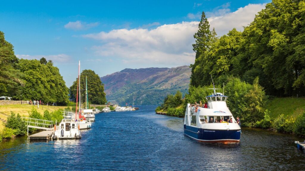 <p><span>If you head over the Skye Bridge, you can easily visit Fort Augustus. This charming village is located on the Caledonian Canal and is a must-visit.</span></p><p><span>Fort Augustus is also found on the Southern tip of Loch Ness, one of Scotland’s most popular tourist attractions. This colossal freshwater loch is famous for being home to the Loch Ness Monster, with daily boat trips around the lake. </span></p><p><span>If you don’t mind driving further, Drumnadrochit is just 30 minutes away. Here, you’ll find the Loch Ness Centre, a popular tourist attraction, which will take you through the loch’s history and mysteries. </span></p>