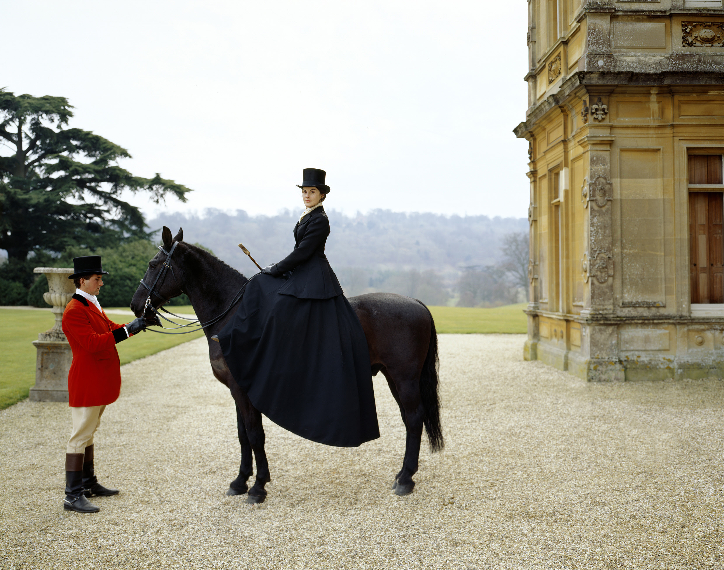 <p>Speaking of riding habits... <a href="https://www.wonderwall.com/celebrity/profiles/overview/michelle-dockery-1488.article">Michelle Dockery</a> pulled of a major mounted fashion moment as Lady Mary during season 1 of PBS's "Downton Abbey." </p>