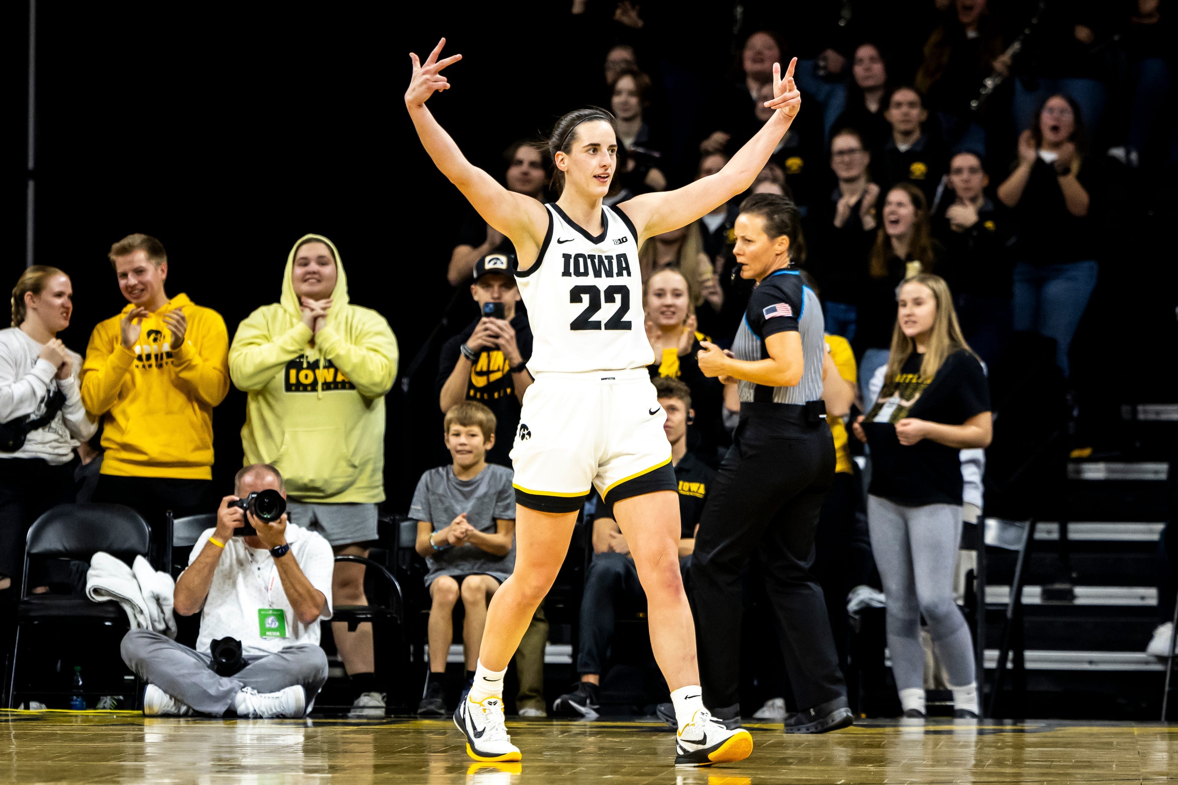 Watch Caitlin Clark’s Historic 3-point Logo Shot That Broke The Women's ...