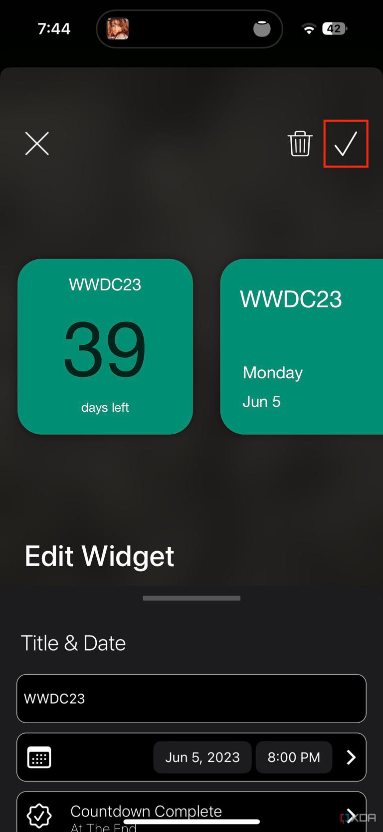 How to create a countdown Home Screen widget on iOS and iPadOS