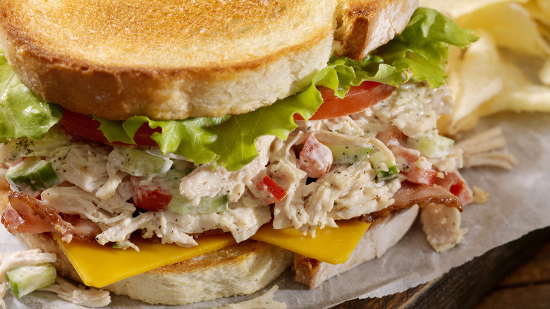 Warm Chicken Salad Is A Comforting Twist On The Classic Dish