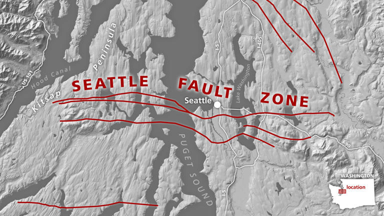 Seattle's massive fault may result from oceanic crust 'unzipping itself ...