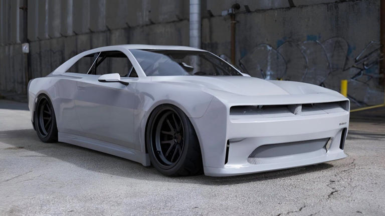 Artist Imagines Hemi-Powered 2025 Dodge Charger Built For Drifts