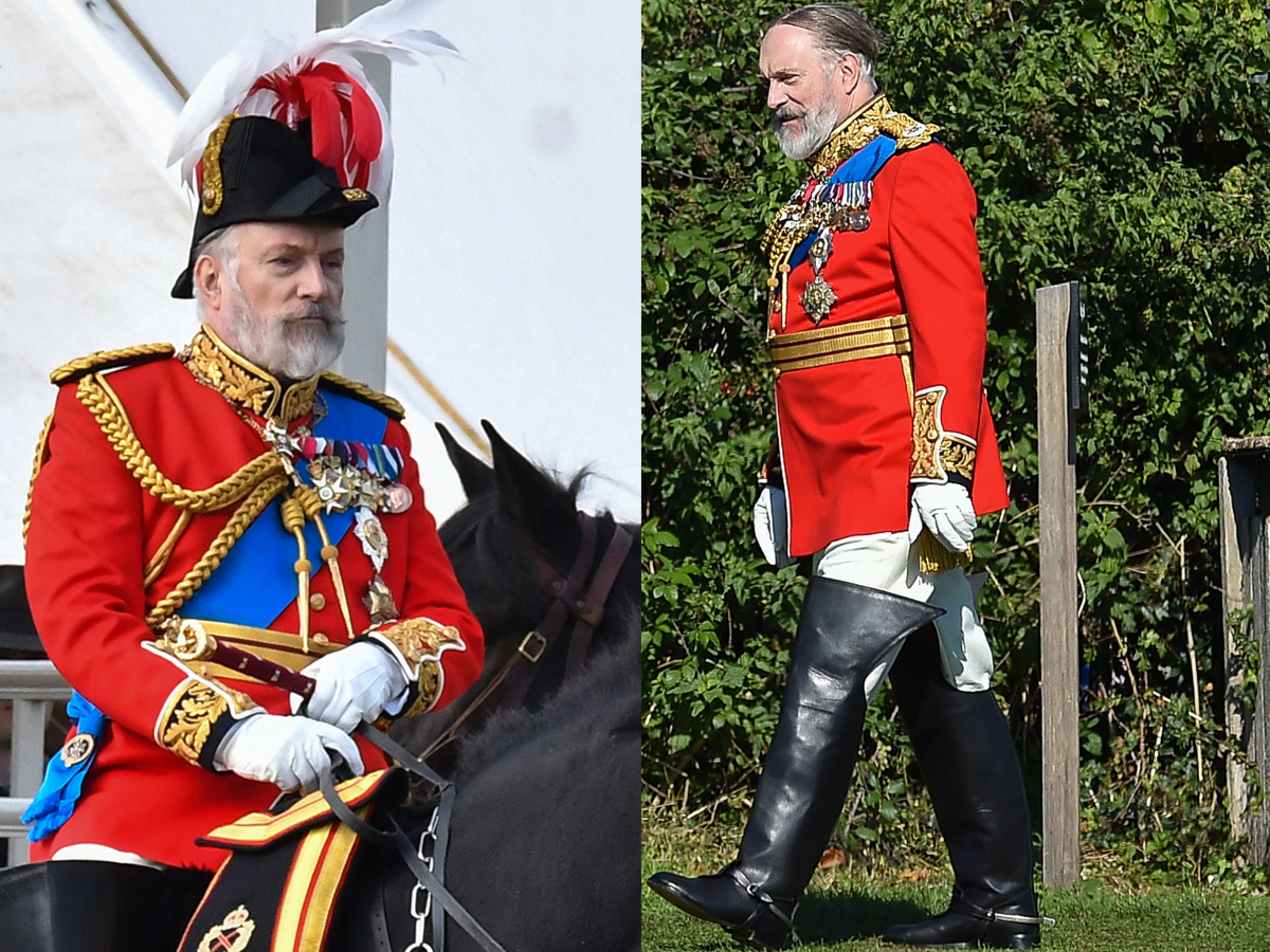 <p>A lot of work went into the military uniform worn by Simon Jones, who played Britain's King George V in the 2019 "Downton Abbey" movie. "The king's costume for the military parade had about 52 elements to it and they took months for us to tick off our to-do list," costume designer Anna Mary Scott Robbins told <a href="https://www.tatler.com/article/anna-robbins-downton-abbey-costume-designer-interview">Tatler</a>. "If we couldn't find an original we had to have a model maker come in to create replicas. It was this ever-unfolding costume.</p>