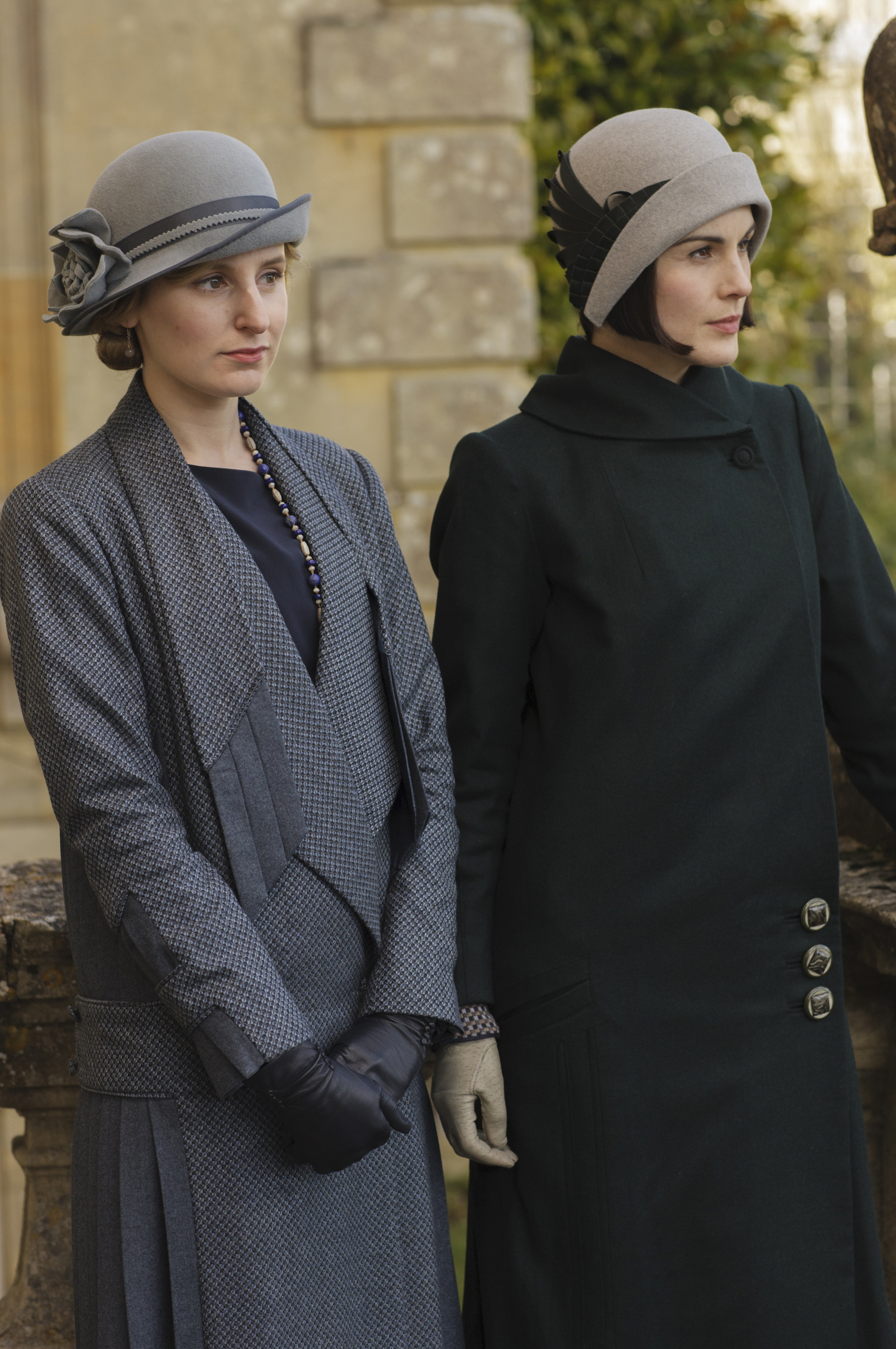 <p>The icing on top of our favorite "Downton Abbey" looks? Aside from the jewels, it's got to be the hats -- like these worn by <a href="https://www.wonderwall.com/celebrity/profiles/overview/michelle-dockery-1488.article">Michelle Dockery</a> (as Lady Mary) and Laura Carmichael (as Lady Edith) on season 6 of "Downton Abbey." "We use a combination of original hats and we make a lot of hats from scratch," costume designer Anna Mary Scott Robbins told <a href="https://fashionista.com/2015/02/downton-abbey-costume-designer-anna-robbins">Fashionista</a>. "It might be with an original trim I find or from an illustration that has an amazing color combination that I want to try."</p>