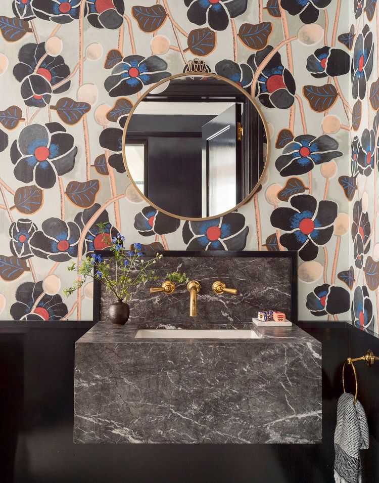 20 Gorgeous Powder Room Wallpaper Ideas You'll Love