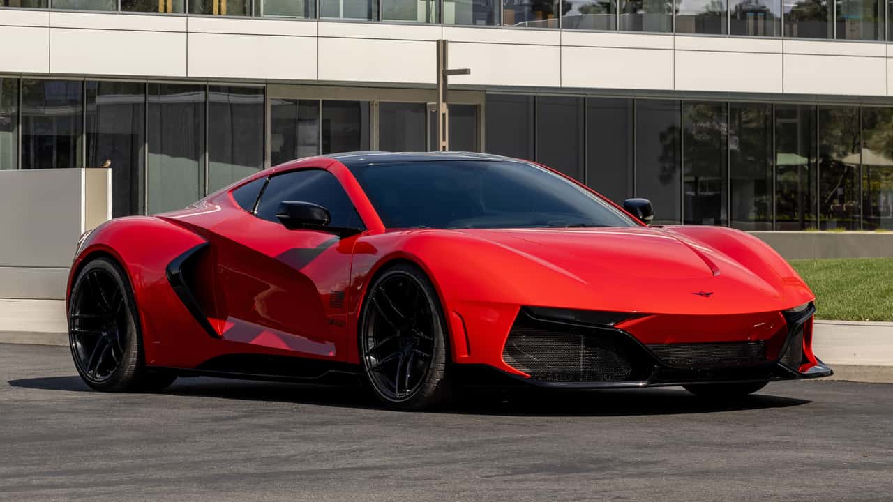 the rezvani beast is a 1,000-hp bullet-proof corvette with gas masks