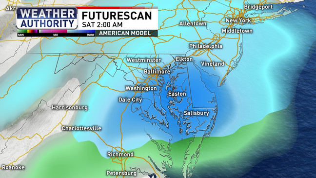 Chilly Valentine's Day In Maryland; Next Winter Weather-maker This Weekend