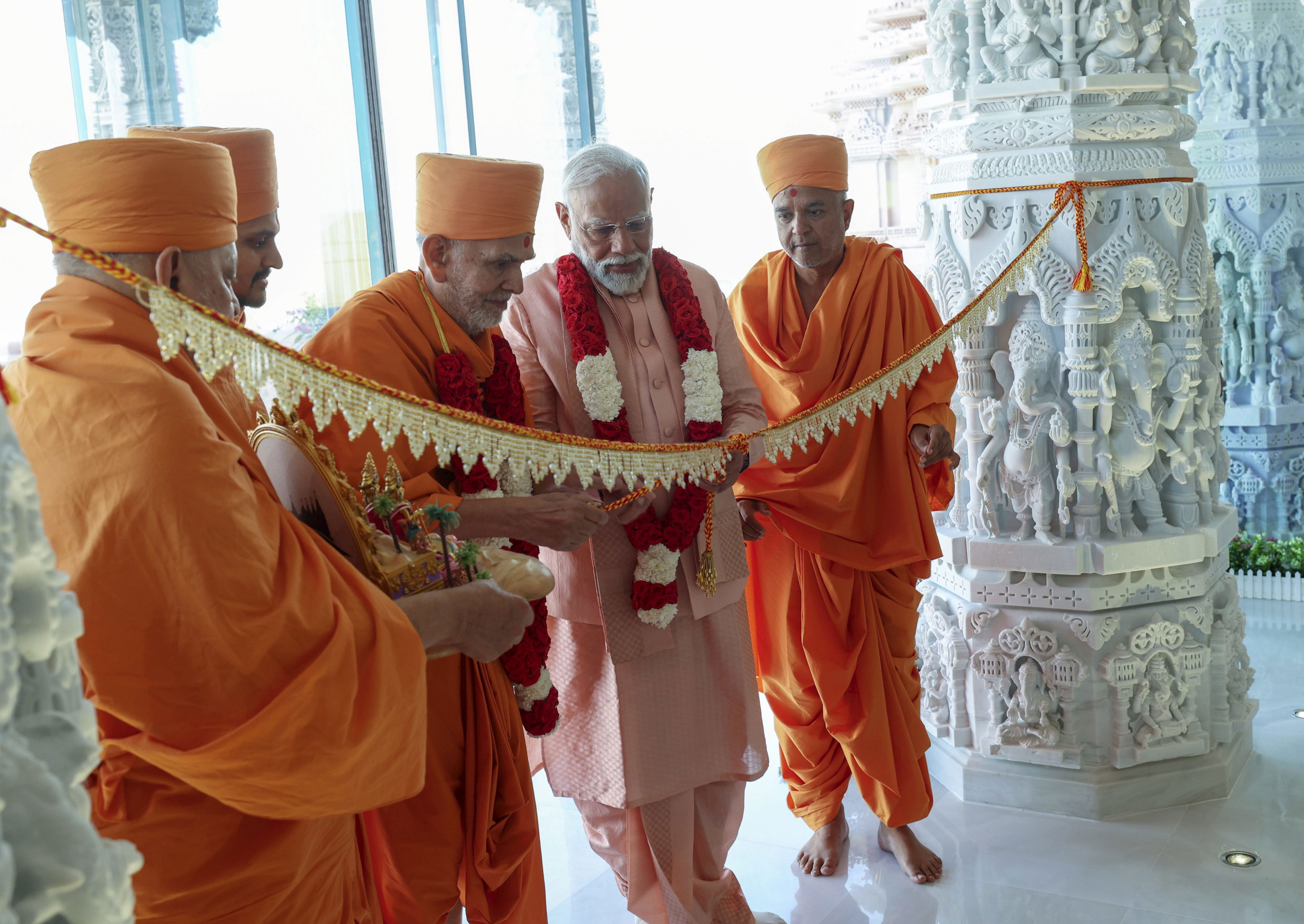 abu dhabi's first hindu stone temple to open for public on march 1