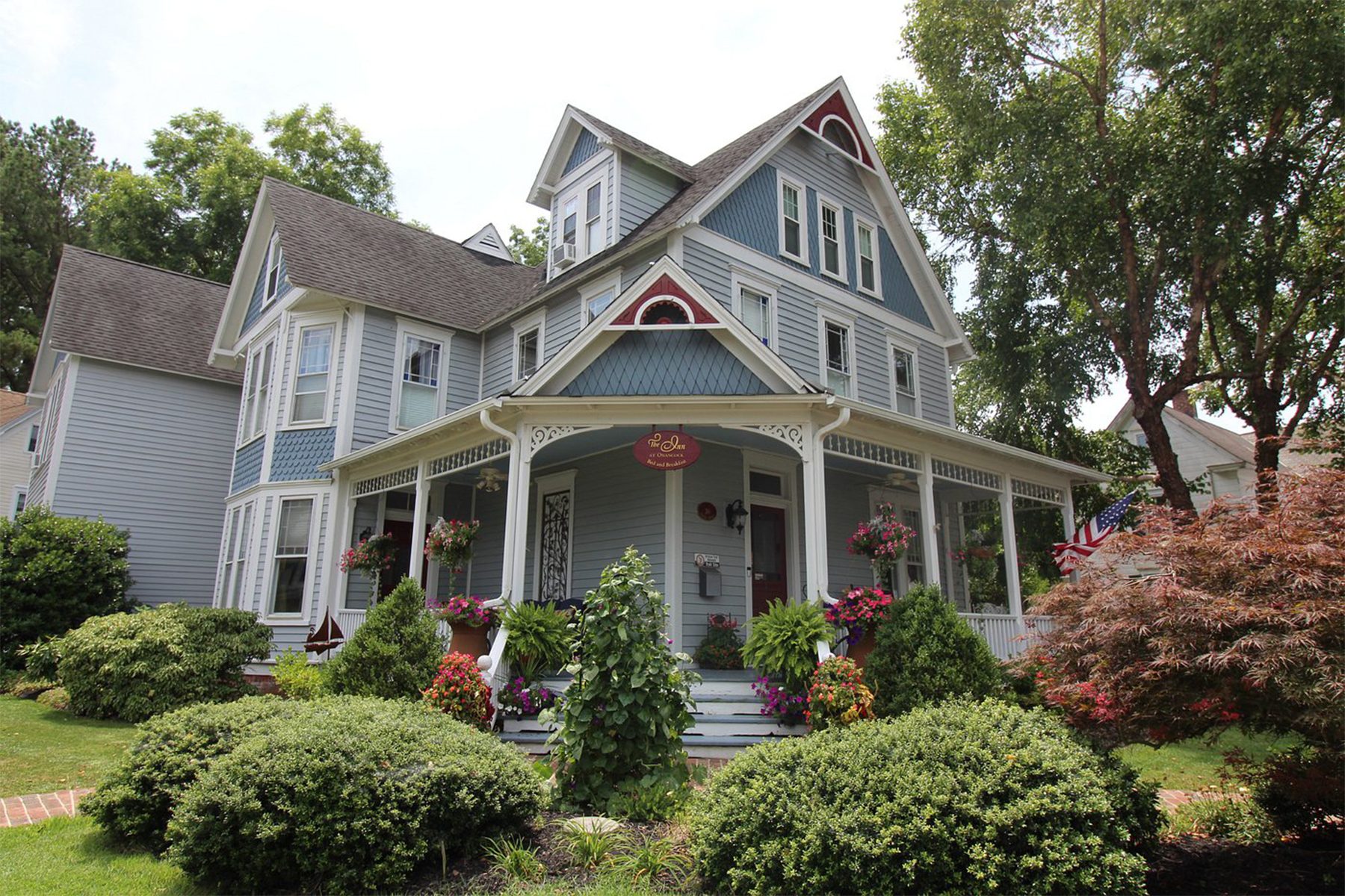 <h3 class="">Onancock, Virginia</h3> <p class=""><strong>Best for: </strong>A casual coastal getaway in a charming harbor town</p> <p>This intimate bed-and-breakfast, located in a Victorian-era home in the walkable historic district, offers just five accommodations. Each room at the <a href="https://www.tripadvisor.com/Hotel_Review-g58044-d649709-Reviews-The_Inn_at_Onancock-Onancock_Virginia.html" rel="noopener">Inn at Onancock</a> has a theme (I stayed in the South of France–inspired Provence Room) and features a private spa-style bathroom and toiletries, spa robes, luxurious linens and a feather-topped queen- or king-size bed. Guests gather in the living room in the evening to chat with new friends over wine and inn-made hors d'oeuvres during the property's signature Wine Down Hour. In the morning, you'll wake up to a butler tray outside your door with your preference of coffee, tea or juice. Afterward, everyone gathers downstairs for a three-course gourmet breakfast before heading out to the beach, taking the ferry to Tangier Island, going sailing or browsing the local shops, galleries or museums.</p> <p>The innkeepers, Matt and Kim Spuck, can help plan a trip for you to visit Assateague Island to see the famous Chincoteague ponies. They can also arrange other adventures for you—and place flowers and other treats for your arrival if you're celebrating a special occasion. The inn has changed ownership since my stay, but guests come away with the same feeling I had when I left the property years ago: The inn is lovely, the owners are fabulous hosts and you arrive as guests but leave as friends.</p> <p><strong>Pros:</strong></p> <ul> <li class="">One pet-friendly room (for up to two dogs), the Maine Room</li> <li class="">An intimate atmosphere and personal attention by the owners</li> <li class="">A WOW! Wine Down on the Water on a private boat</li> </ul> <p><strong>Con:</strong></p> <ul> <li class="">The inn does not permit children under the age of 10</li> </ul> <p class="listicle-page__cta-button-shop"><a class="shop-btn" href="https://www.tripadvisor.com/Hotel_Review-g58044-d649709-Reviews-The_Inn_at_Onancock-Onancock_Virginia.html">Book Now</a></p>