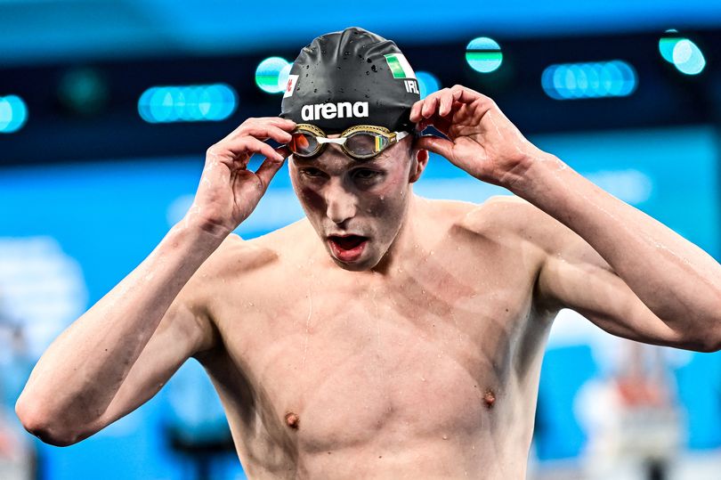 Watch Ireland's Daniel Wiffen Make History With World Swimming Gold Medal