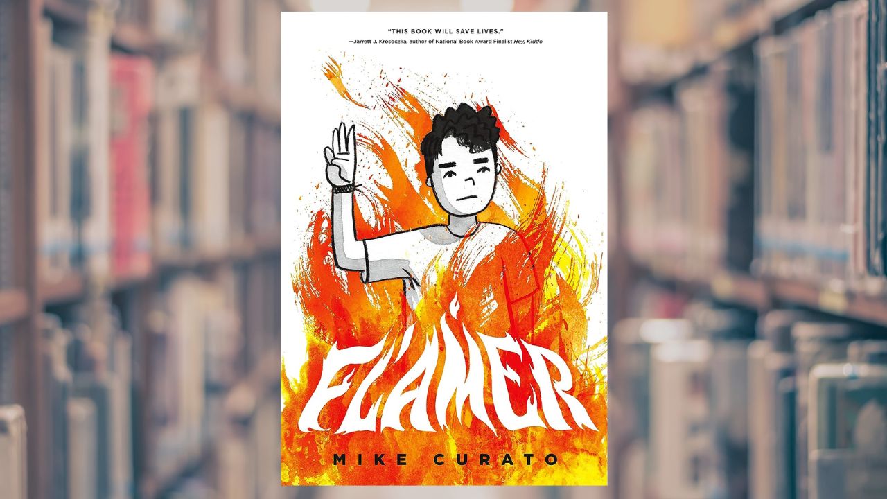 <p>Mike Curato’s award-winning 2020 novel “Flamer” delves into the journey of a teenage boy as he grapples with comprehending and embracing his sexuality during a 1990s summer camp experience. In an interview with PEN America, Curato portrayed “Flamer” as a book centered around suicide prevention. However, the book has faced objections from critics due to its sexual content, resulting in 25 bans and 62 challenges.</p>