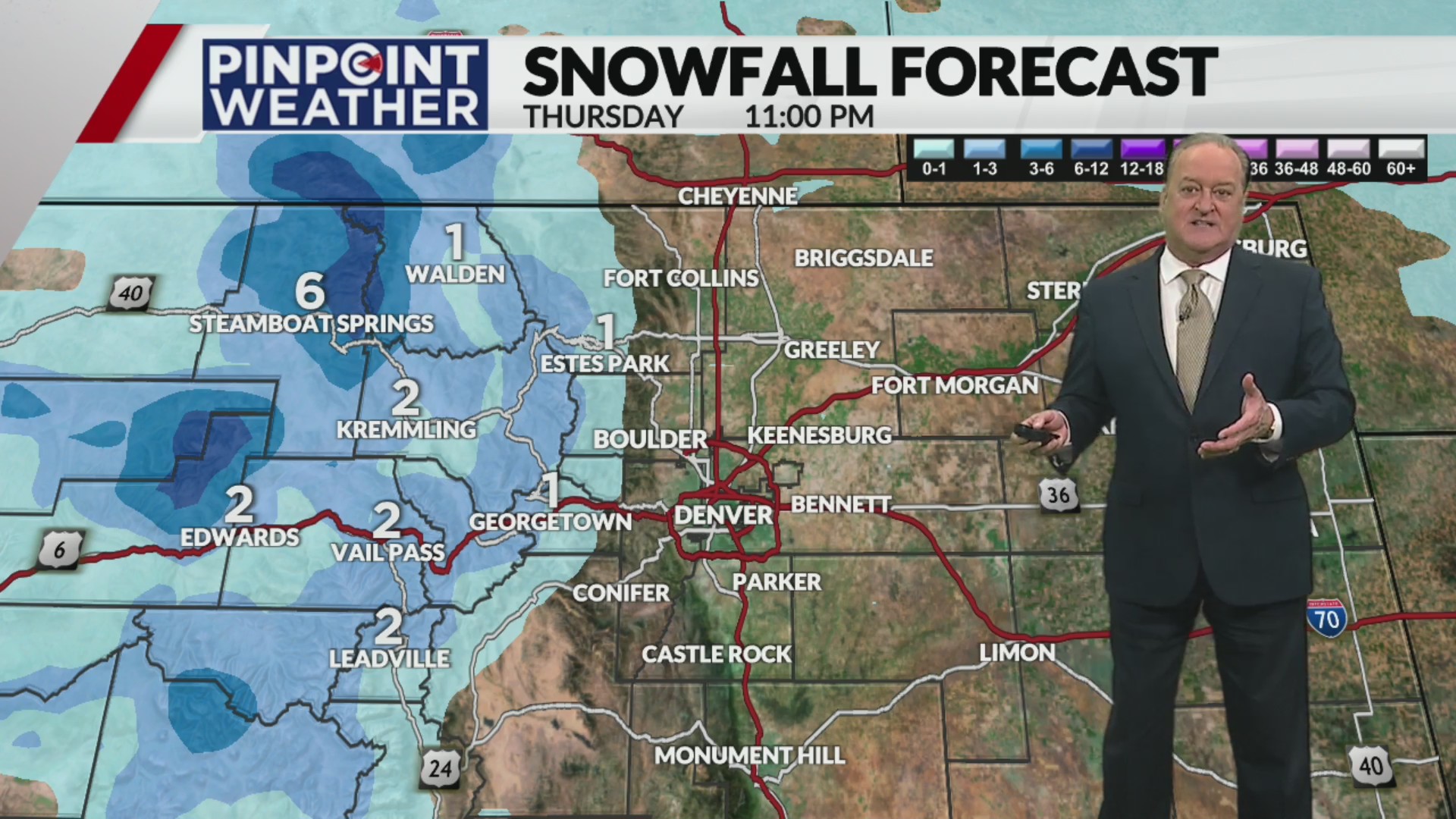 Denver Weather: Mild Thursday As Mountain Towns Receive More Snow