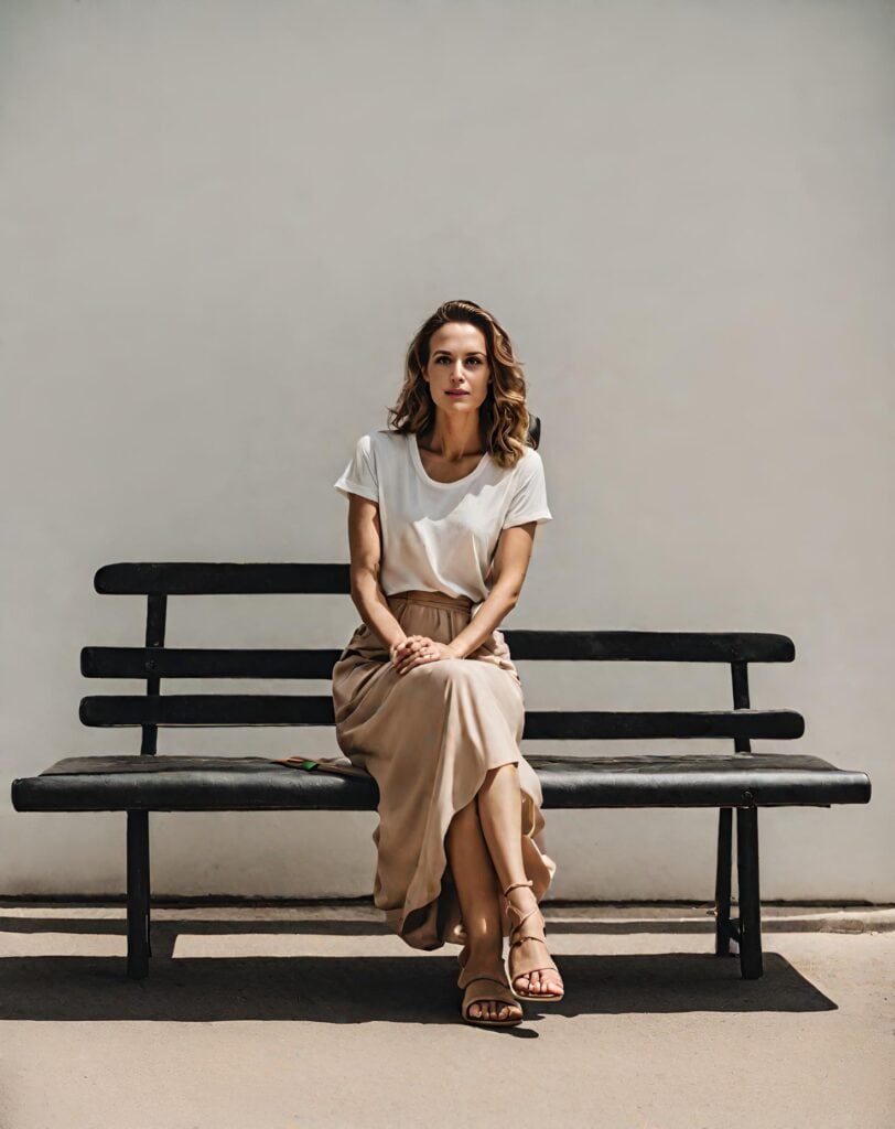 <p>Everyone has a plain t-shirt, and you should wear them with a maxi skirt for that minimalist yet chic look.</p><p>A simple t-shirt is a must-have. It’s that one wardrobe piece that never disappoints, regardless of whether you’re going for a formal look or a casual one. White t-shirts give you the best blank canvas to start forming a look. They are versatile and one of the pieces you could style with your maxi skirt.</p><p>You can tie the t-shirt at the front, or you could always tuck yours in instead. Since this t-shirt is simple, you can always pick maxi skirts of different styles. You can also accessorize in different ways.</p>