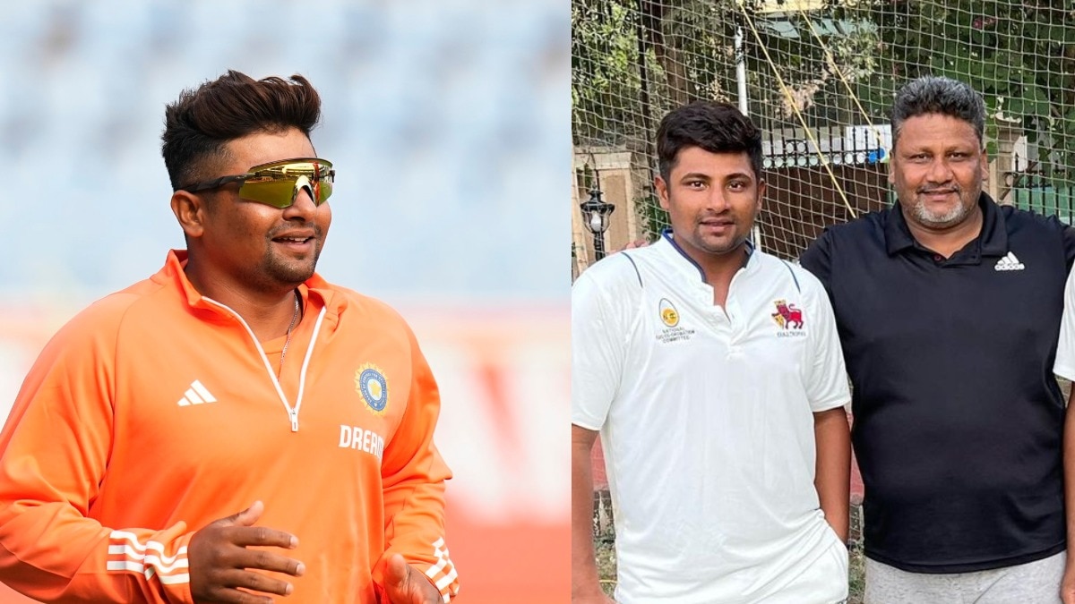 india vs england, 3rd test: sarfaraz khan makes debut, father naushad gets emotional in rajkot