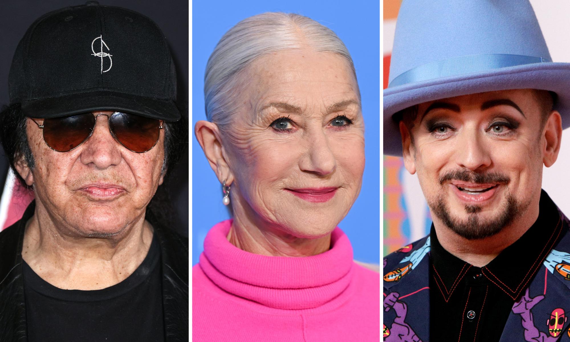 gene simmons, helen mirren, boy george sign open letter supporting israel’s inclusion in eurovision