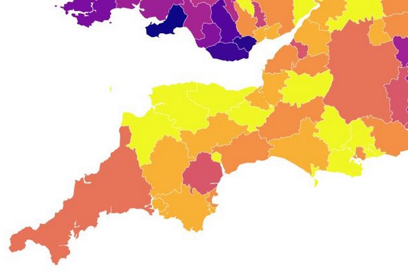 map shows where 100-day cough is spreading in devon