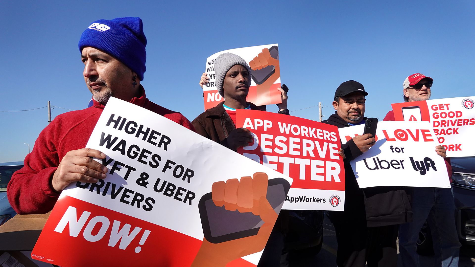 why lyft and uber drivers did their largest strike ever