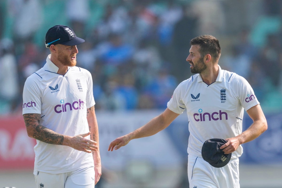 mark wood strikes as england take three wickets before lunch