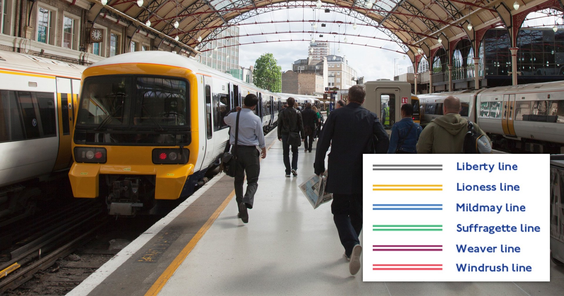 tube map set for huge change after overground lines given names and colours